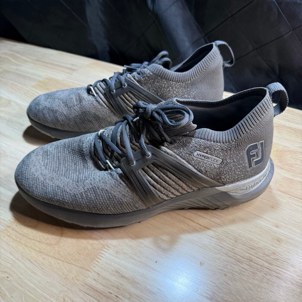 Mens FootJoy Hyperflex Golf Shoes Charcoal/Grey 51081 Size 10W